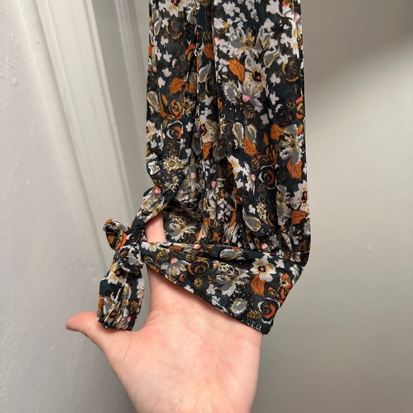 Free People All Dolled Up Floral Top - Picture 7 of 9